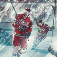 New graphic novel about hockey is Moon author's third 